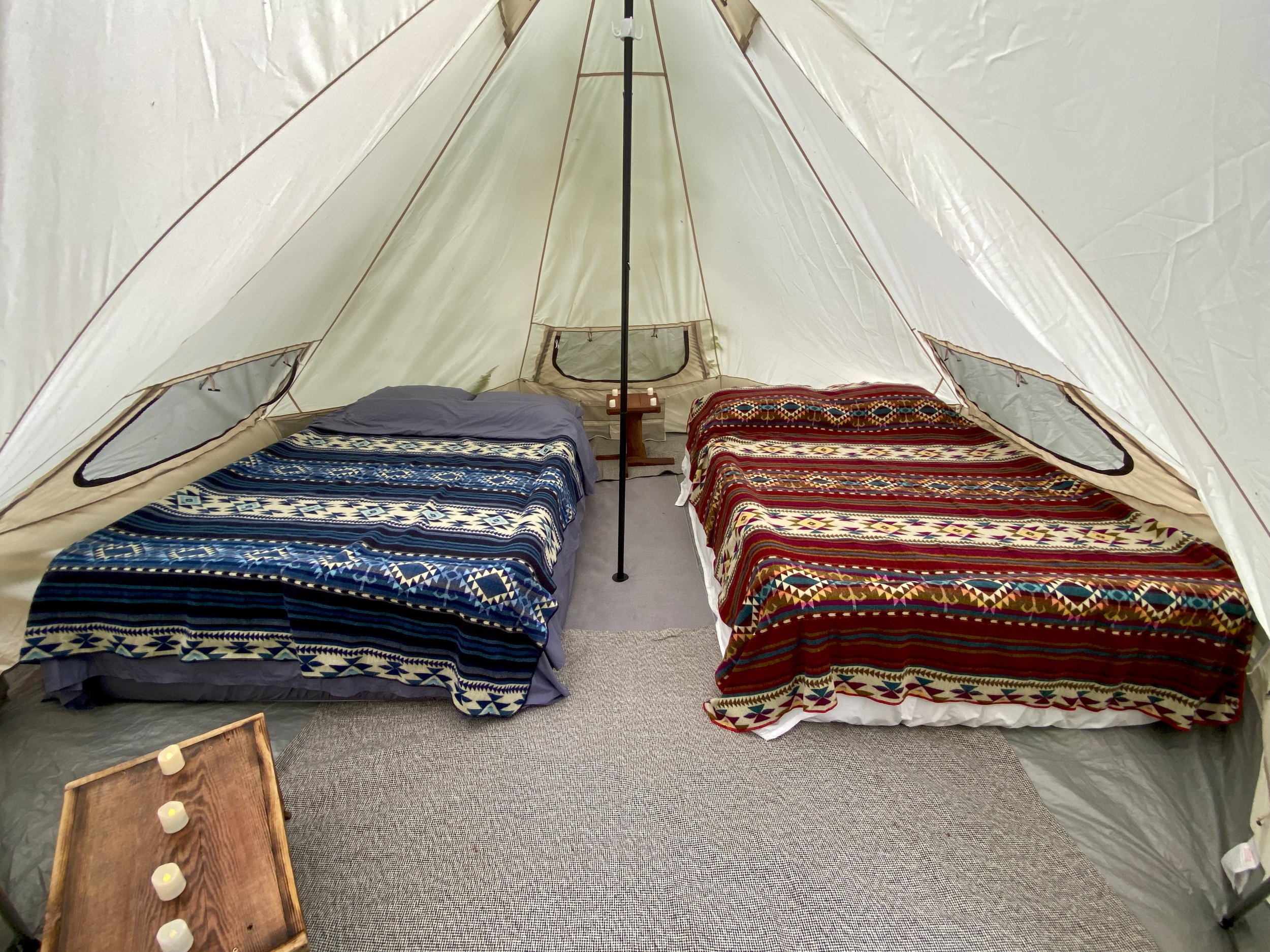 Bell Tent One Queen Trout Creek Wilderness Lodge